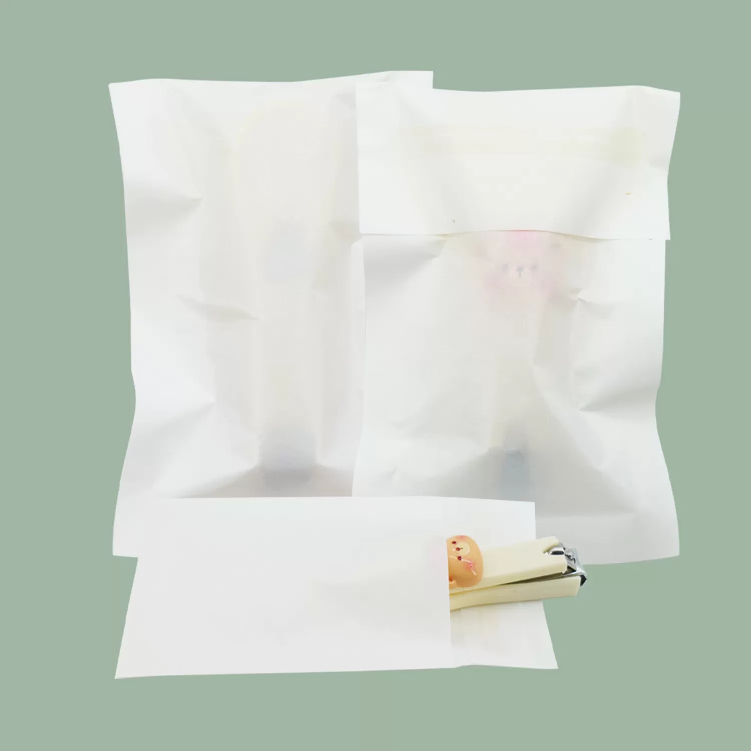 FSC Certified Glassine Paper Bag for Nail Clipper