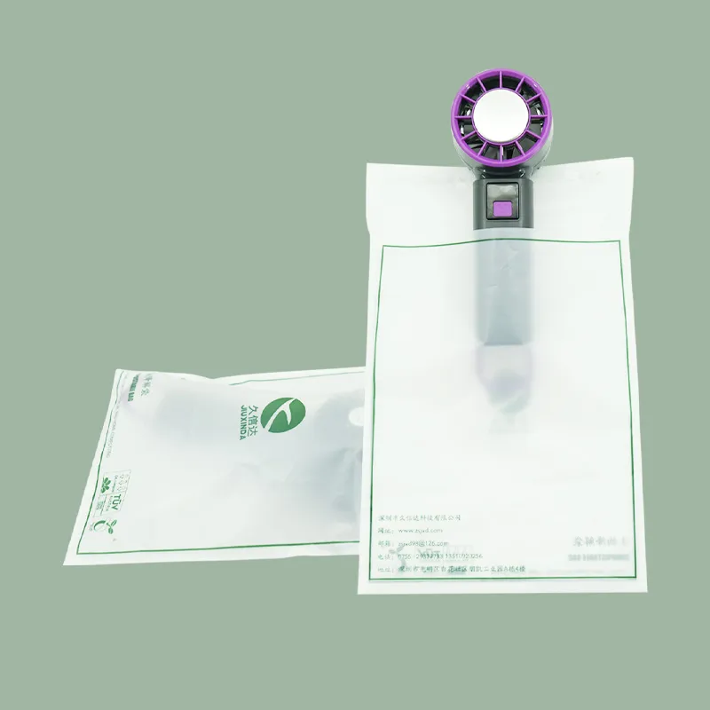 Biodegradable Self-Adhesive Packaging for Fan