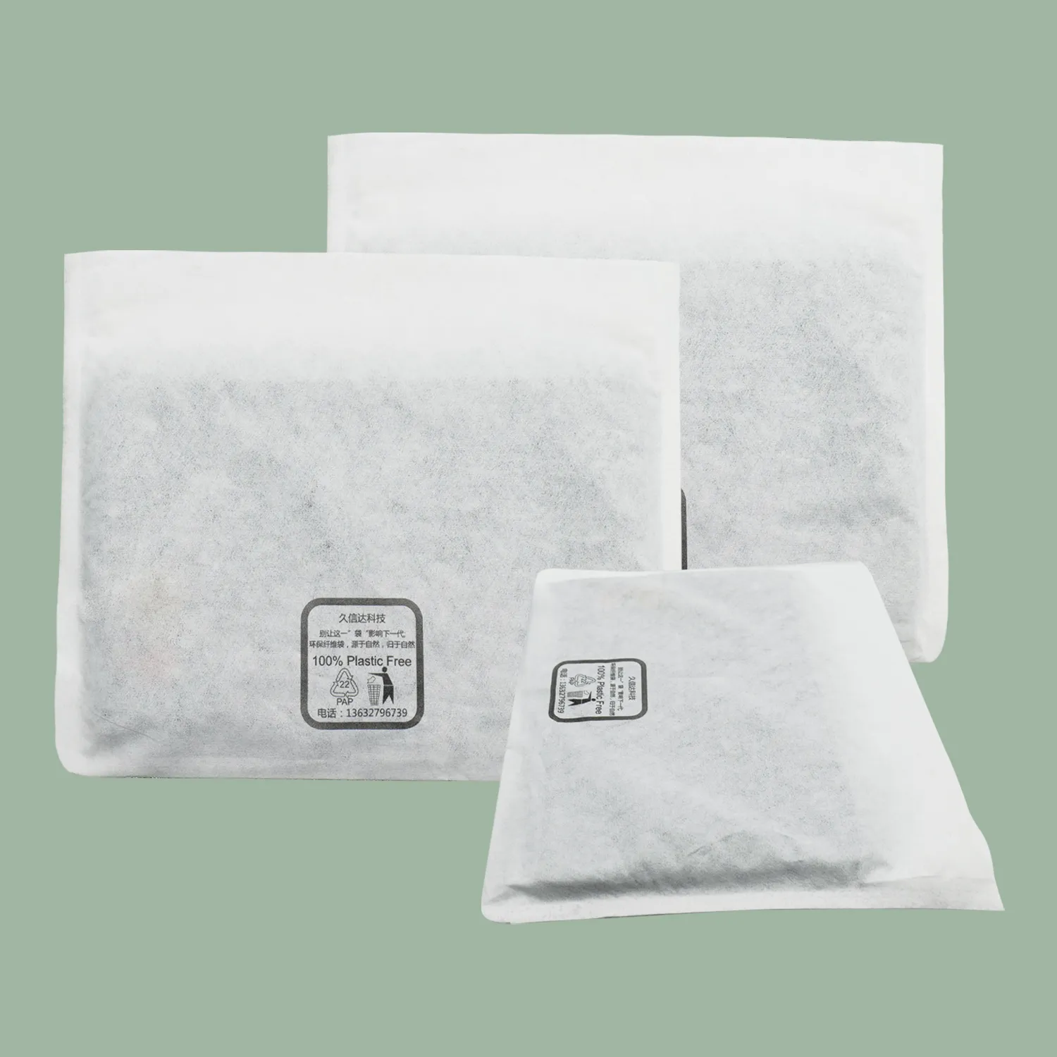 Compostable Cellulose Non-woven Bags -- Premium Protection for Tablet Computers