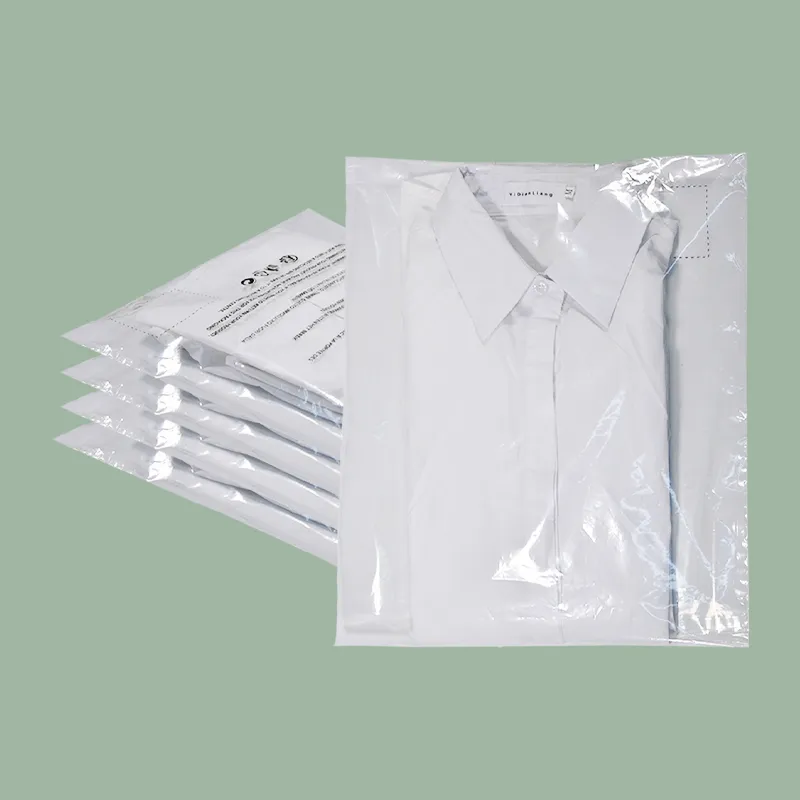 Recyclable PE Packaging for Men Shirts