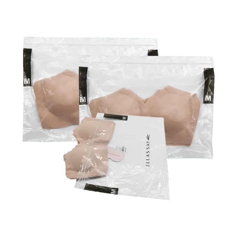 Recyclable PE Slider Packaging Bag for Underwear